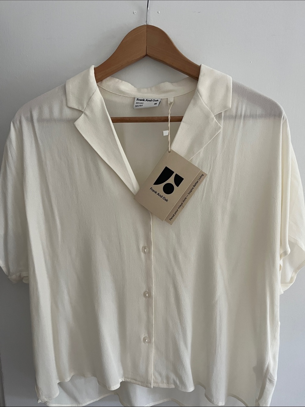 Frank And Oak Camp Collar Shirt